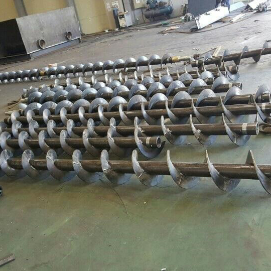 Gia công vít tải (screw conveyor)