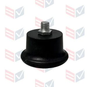 Bánh xe đen cố định chân vít TN-116