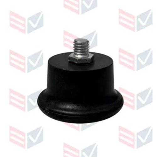 Bánh xe đen cố định chân vít TN-116