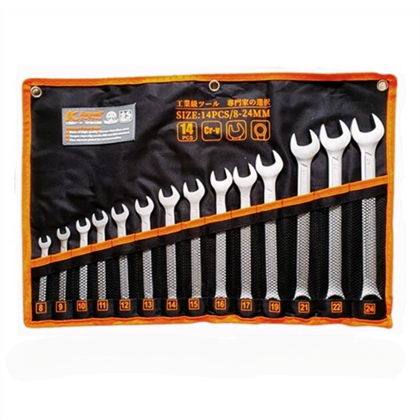 Bộ 1 đầu Cờ lê 1 đầu Vòng KPS 14PC (8-24mm) K-6140