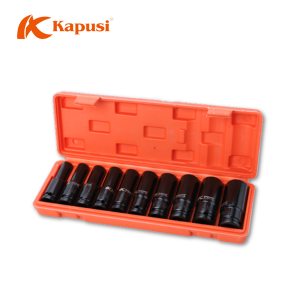 Bộ đầu tuýp KPS 10PC 1/2 ĐEN DÀI (10, 12, 13, 14, 15, 17, 19, 21, 22, 24) K-6055