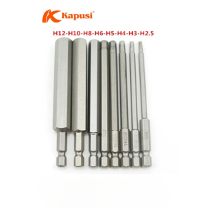 Bộ đầu vít lục giác KPS*65mm 8PC TRẮNG K-7186