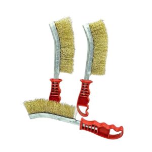 Chổi cước đánh rỉ cán đỏ và chổi lông heo