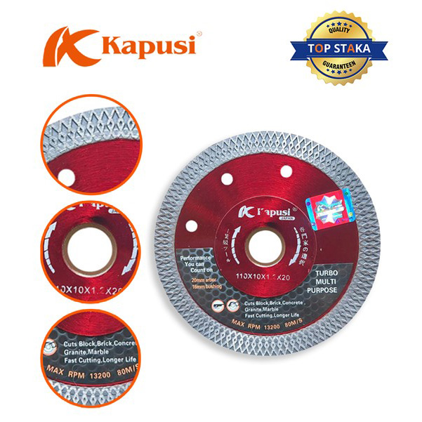 Đá cắt đa năng105 KAPUSI Răng liền (Lưới) K-8882