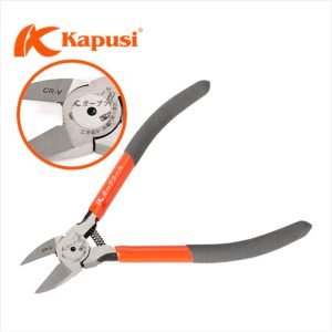 Kìm cắt góc nghiêng KPS K-8146, 6in Cam đen (TỐT)