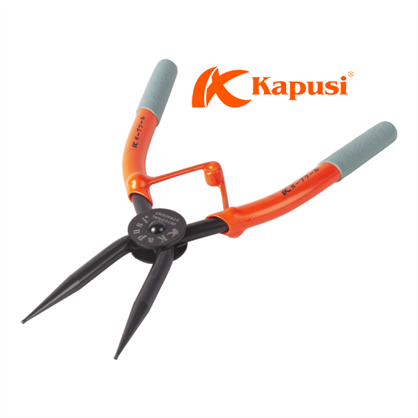Kìm phe THẲNG VÔ KPS 7in, Cam xám, K-8362
