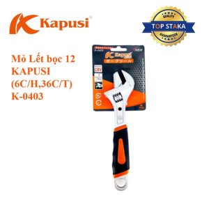 Mỏ lết Kapusi 12in K-0403, Có tay bọc