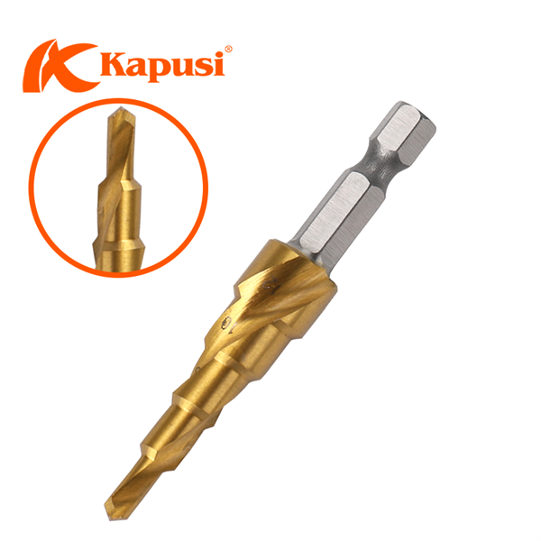 Mũi khoan tháp KPS 4-12 xoắn K-3237, Đuôi lục giác