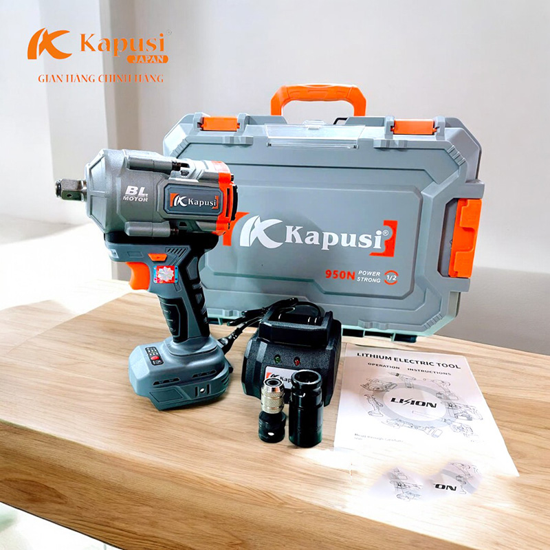 Súng mở ốc KPS K-6887, KHÔNG PIN, 21V, 4.0AH, 950N